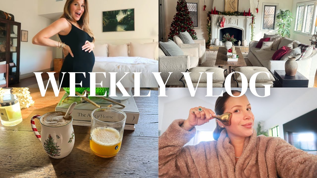 weekly vlog: i'm pregnant, life updates, 2026 glow up tips