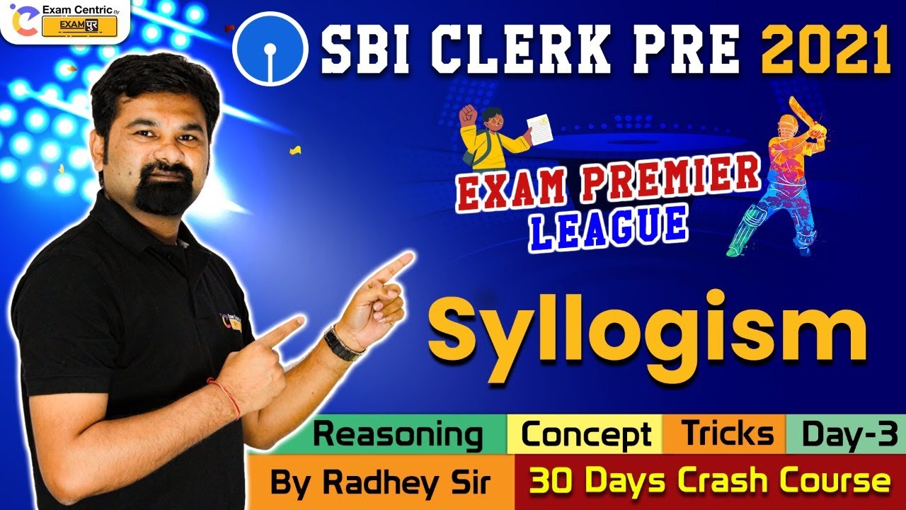 Syllogism | Syllogism Reasoning Tricks | Reasoning | Radhey Sir | SBI Clerk Prelims 2021
