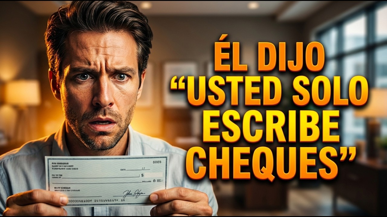 Él dijo  'Usted solo escribe cheques, yo construyo la visión' en mi propia ceremonia de premiación