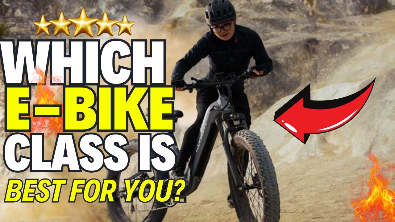 BEST e-Bike class...1,2 or 3?🚴 ♂️⚡Which class of e-bike should you get?