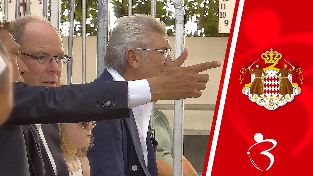 Huitième FRANCE vs MONACO devant le Prince Albert et sa fille : Doublette Pétanque Monaco 2023