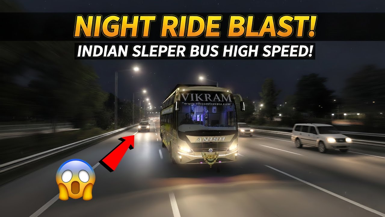 Itni Raat Ko Itni Speed? 😱 Scariest Night Drive in Indian Sleeper Bus #THG 