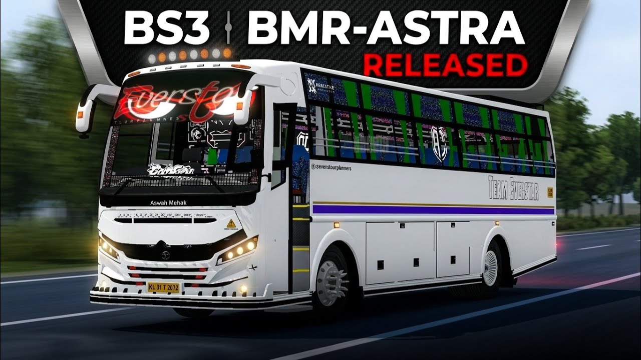 BS3 BMR Astra Bus Mod Released! 🔥 | New Kerala Bussid Mod Free Download