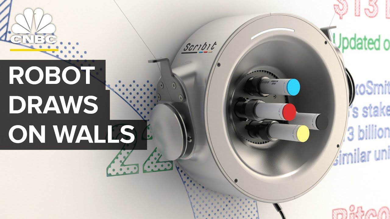 Scribit's Kickstarter Robot Draws On Walls