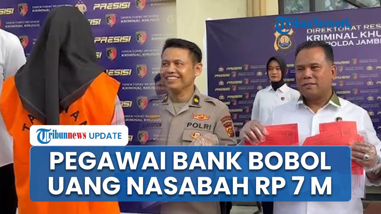 Pegawai Bank Jambi di Kerinci Bobol Rekening Pelanggan hingga Rp 7 M, Uang Dipakai untuk Judol