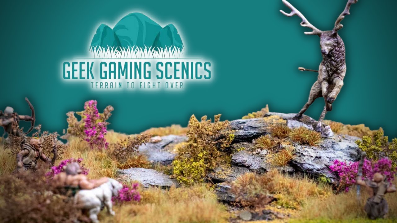 The Hunt Miniature Diorama - Learning new terrain skills