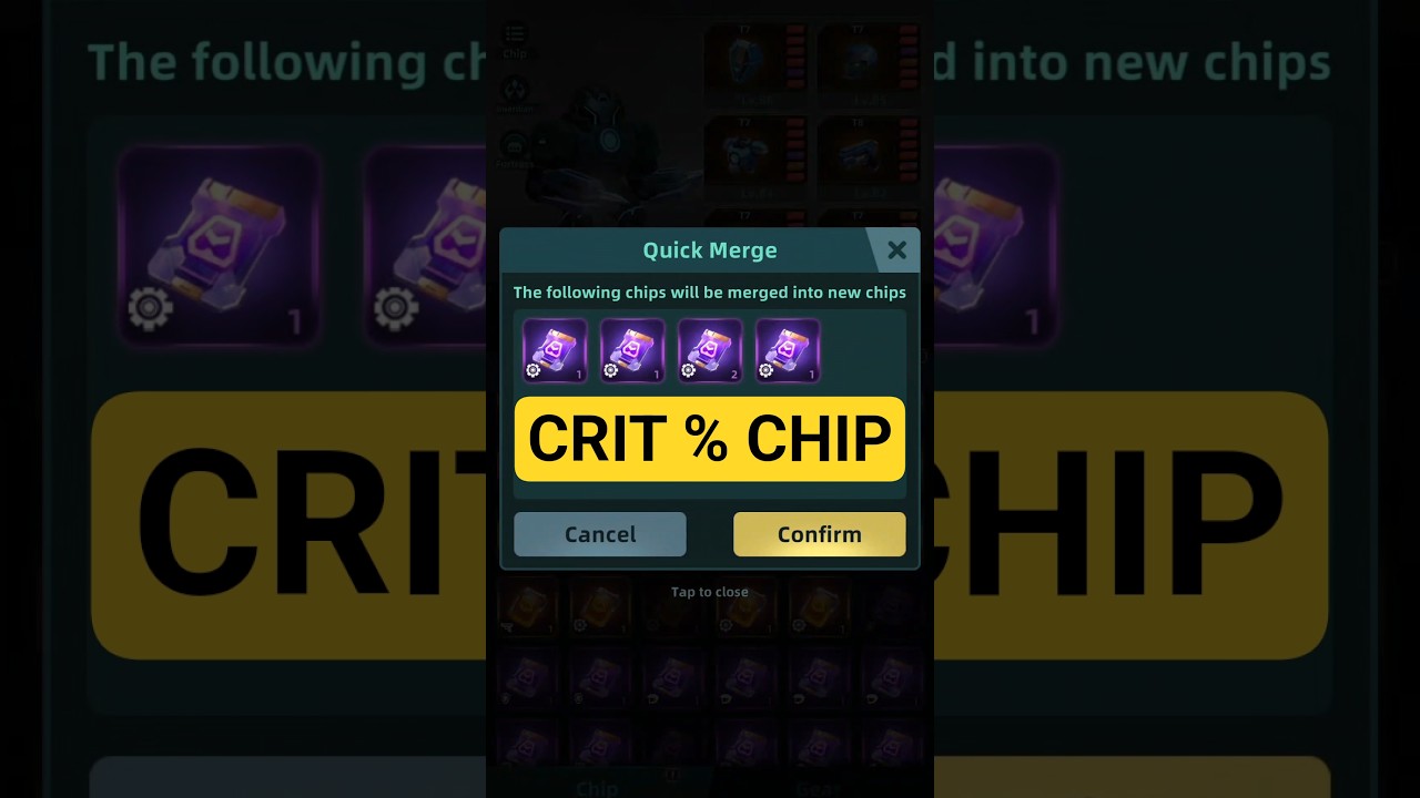 Galaxy Defense: Merging Chips to Crit
