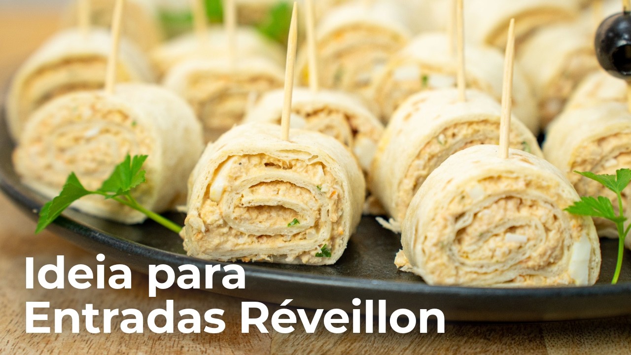 Wraps com Paté de Atum | Entrada Fácil e Rápida!