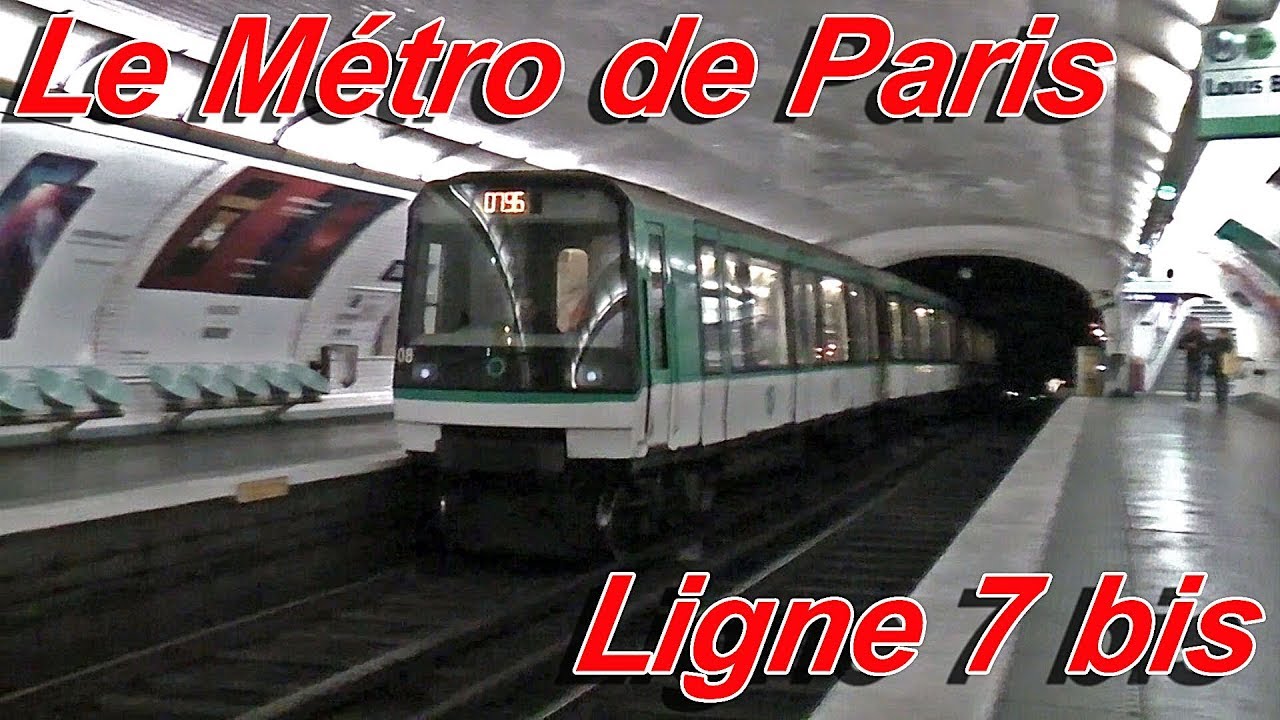 La Ligne 7 Bis et les MF 88 - Le Métro de Paris