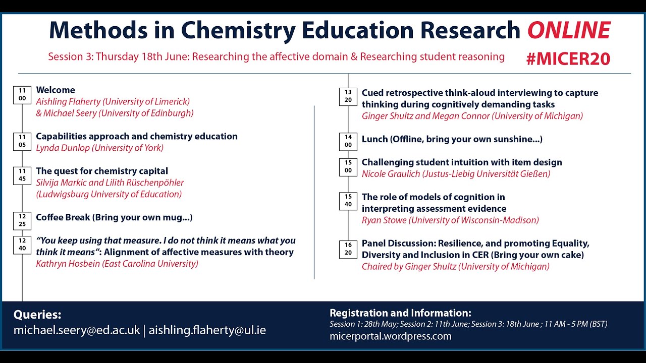 Lynda Dunlop - Capabilities approach and chemistry education