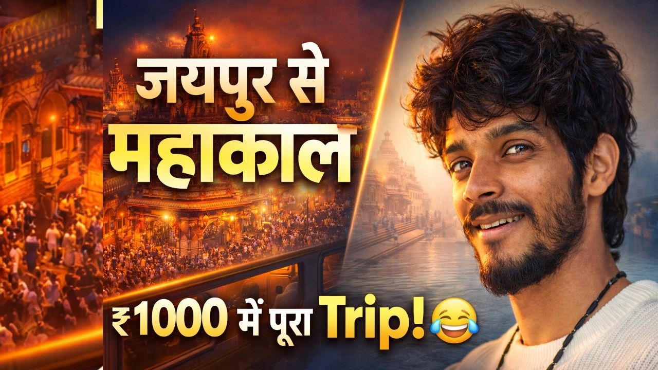 Train Journey में बड़ा कांड 😳 | Jaipur से Ujjain Mahakal Yatra Vlog 🔱🚆