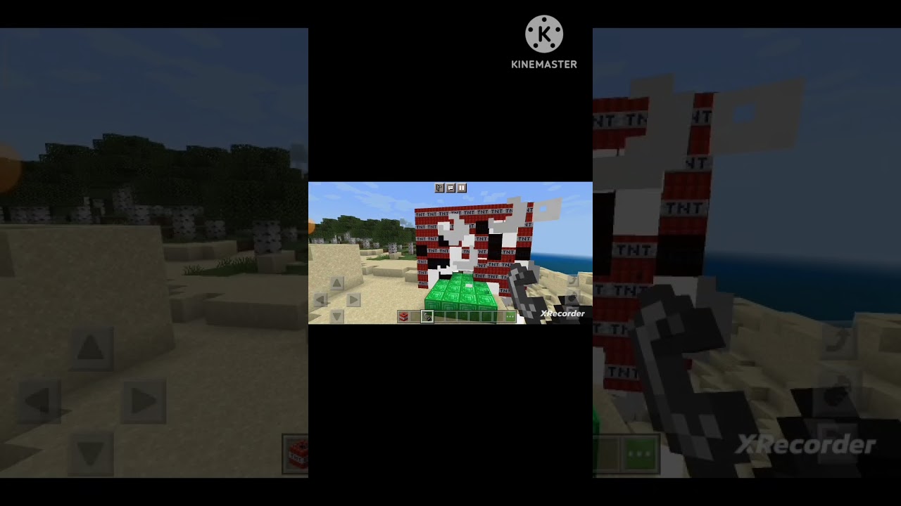 I destroyed my emerald house in minecraft #ytshorts