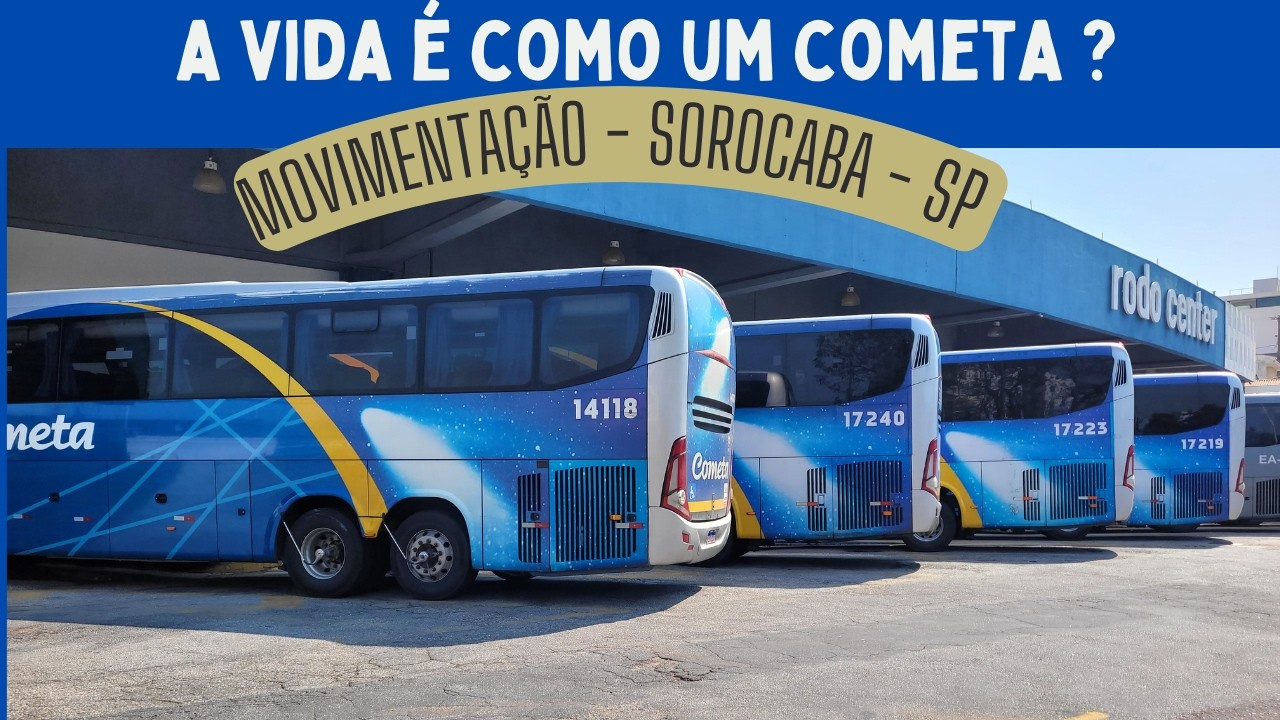 A VIDA É COMO UM COMETA TODA LUMINOSA, RELUZENTE E ENCANTADORA | RODOVIÁRIA DE SOROCABA - SP