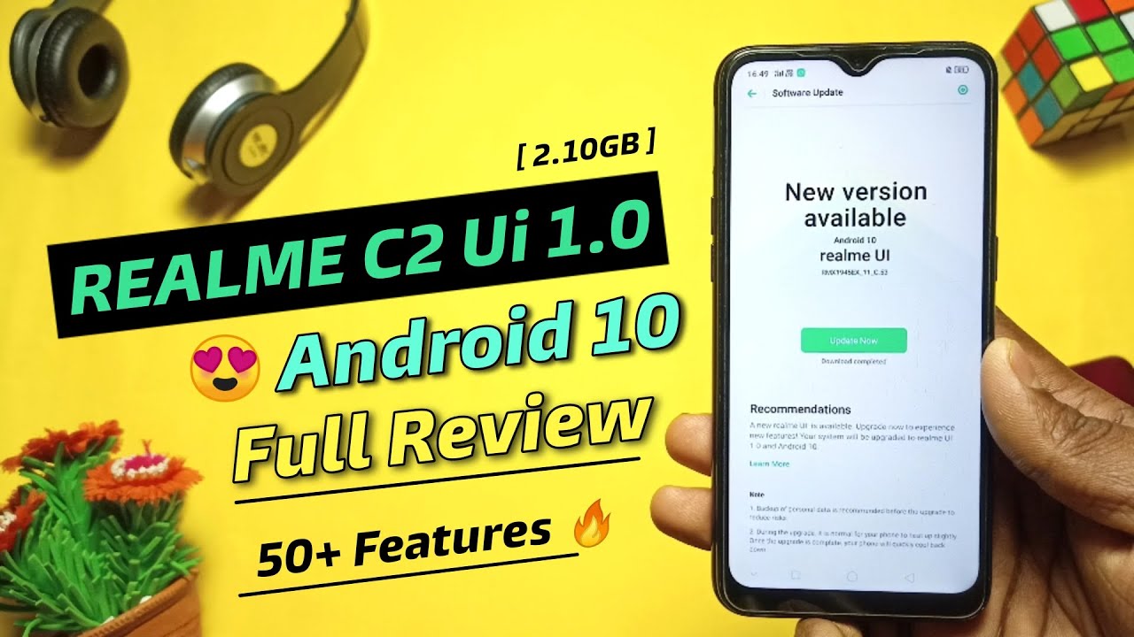 Realme C2 Realme Ui Update Review | Realme C2 Android 10 Update - 50+ New Features Added !