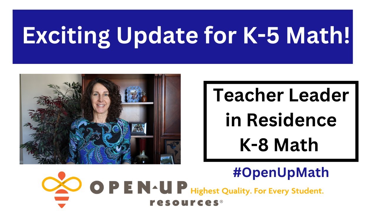 Exciting Announcement For Open Up Resources K-5 Math! | TLiR Vlog