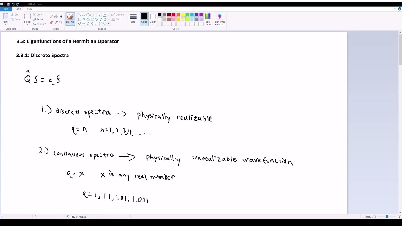 Griffiths QM 3.3.1:Discrete Spectra