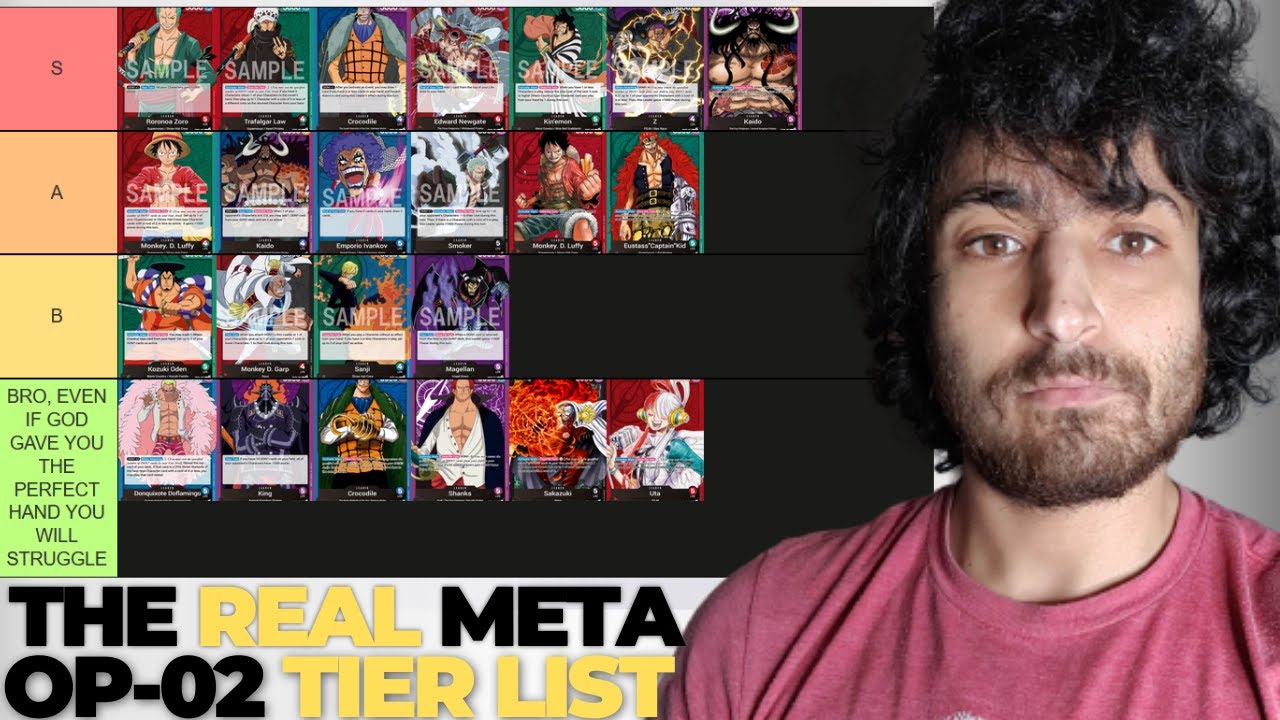 One Piece Card Game Leader Tier list Paramount War Format | Best Leader One Piece Card Game (OP-02)