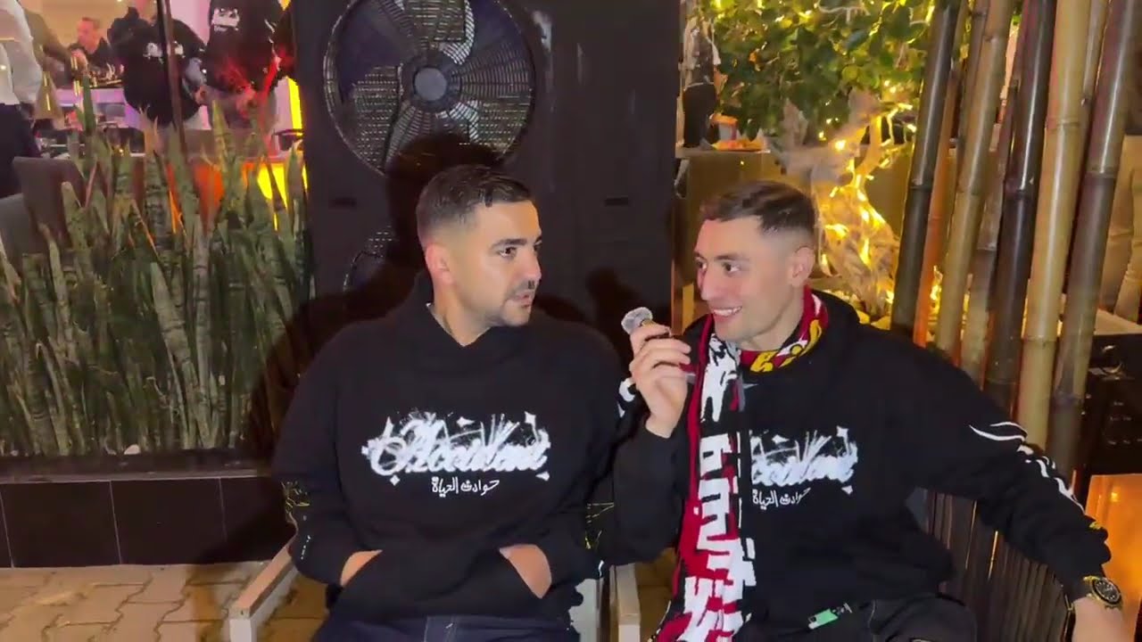 لقاء العمالقة عزيزوس و قوبا في لمة مسلسل أكسيدون - Gobba w Azizos fi live accident