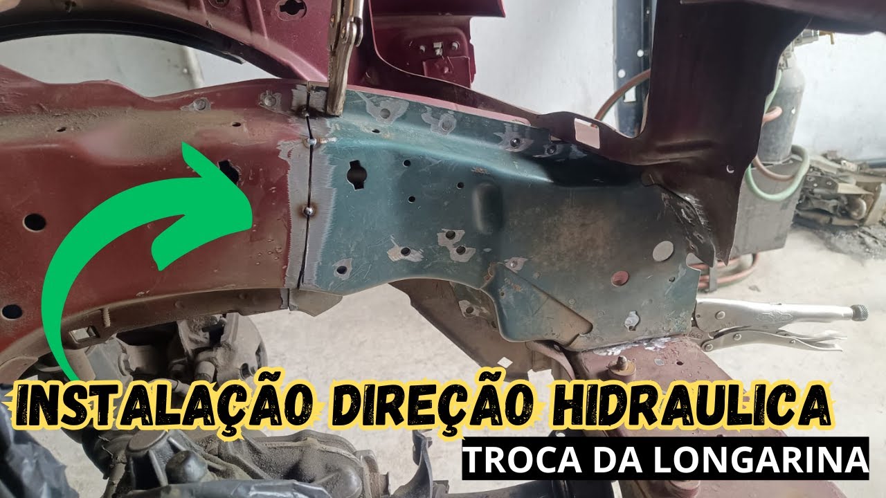 Gm Corsa Wind 1.4 Flex - Instalação Direção Hidraulica  - Recortes nas longarinas  como fazer