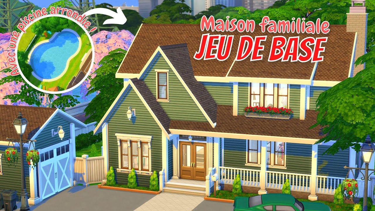 MAISON JEU DE BASE 😲 Sims 4