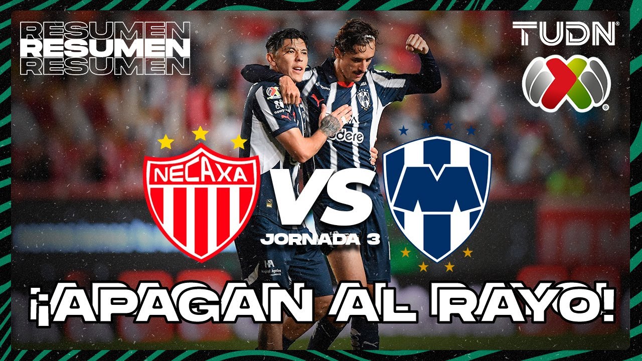 RESUMEN | Necaxa vs Monterrey | Liga Mx -AP2024 - J3 | TUDN