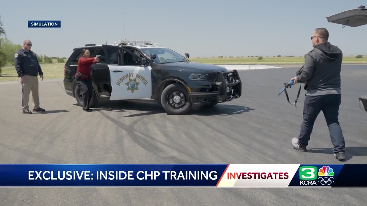 KCRA anchor comes face to face with gun during CHP training