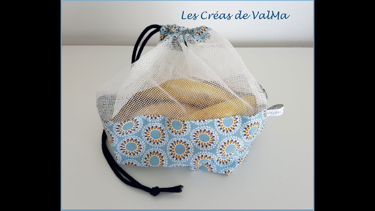 Sac filet - zéro déchet - Tuto couture ValMa Créas