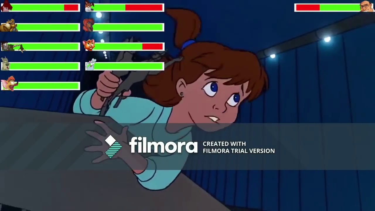 Oliver & Company Subway Chase with healthbars (Thanksgiving Day Special)