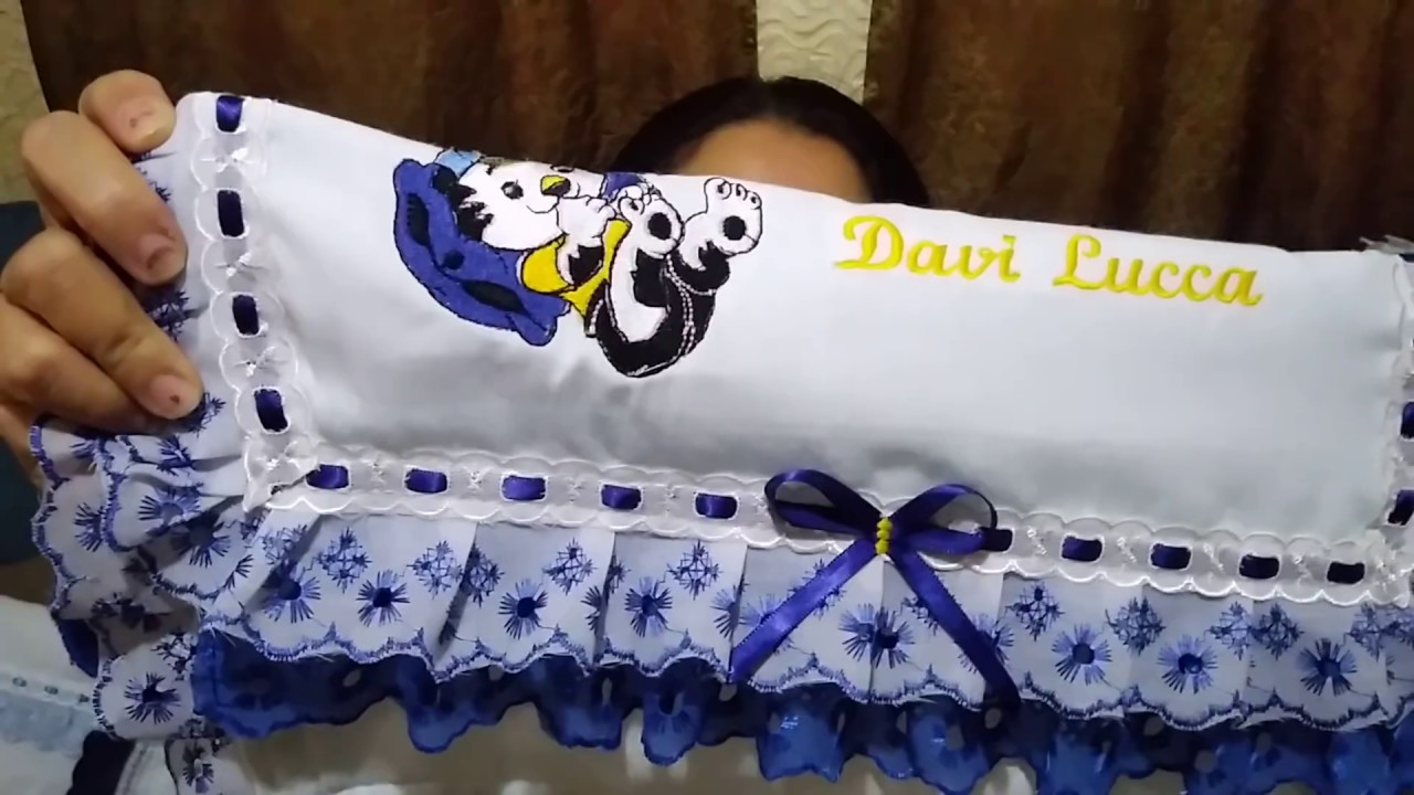 Fralda dupla de Boca de menino personalizadas  - Baby Mary saidas de maternidade