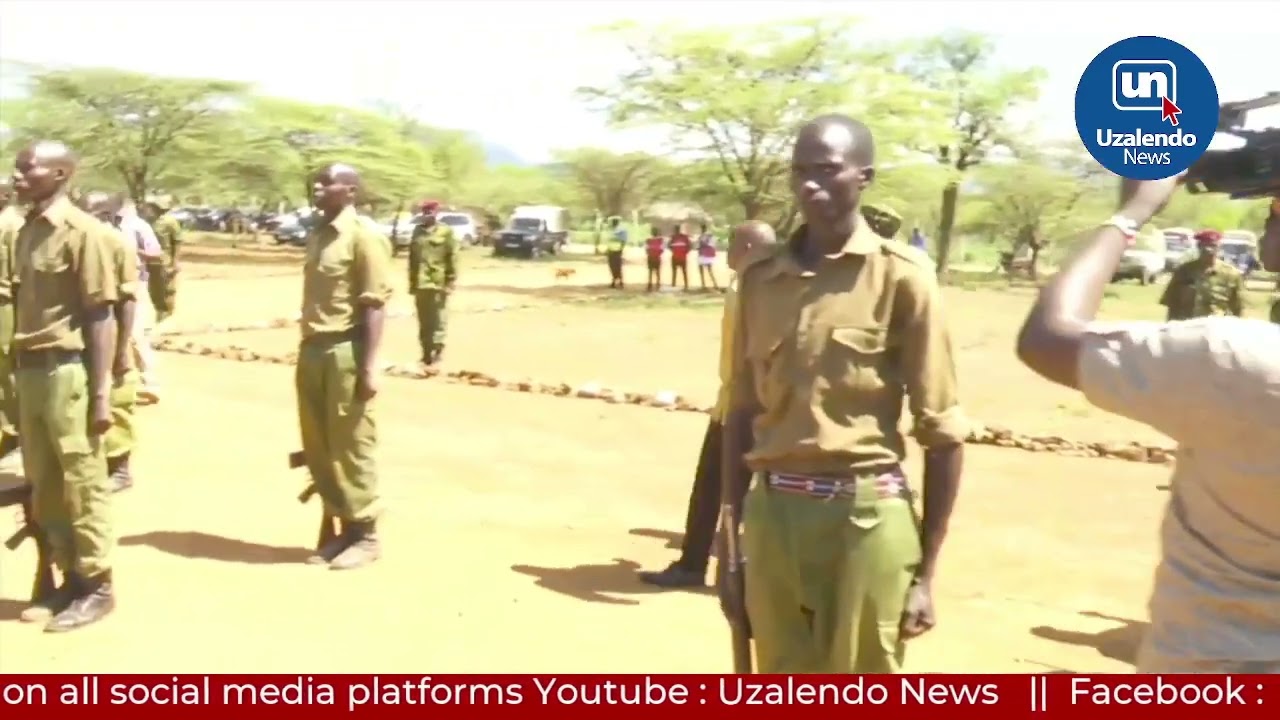 CS Kindiki Inspects a Parade of National Police Reservist graduands