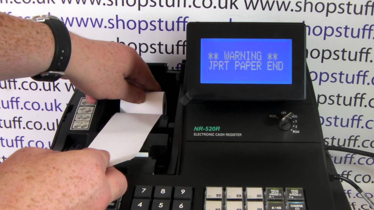 SAM4S NR-520R JPRT PAPER END