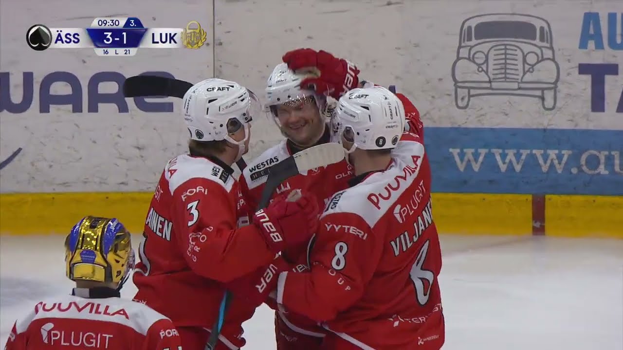 Ässät-Lukko 25.10. maalikooste