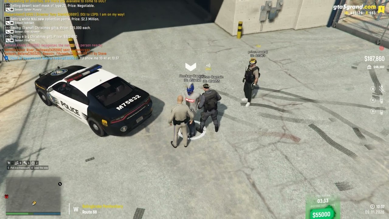 SAHP arrest