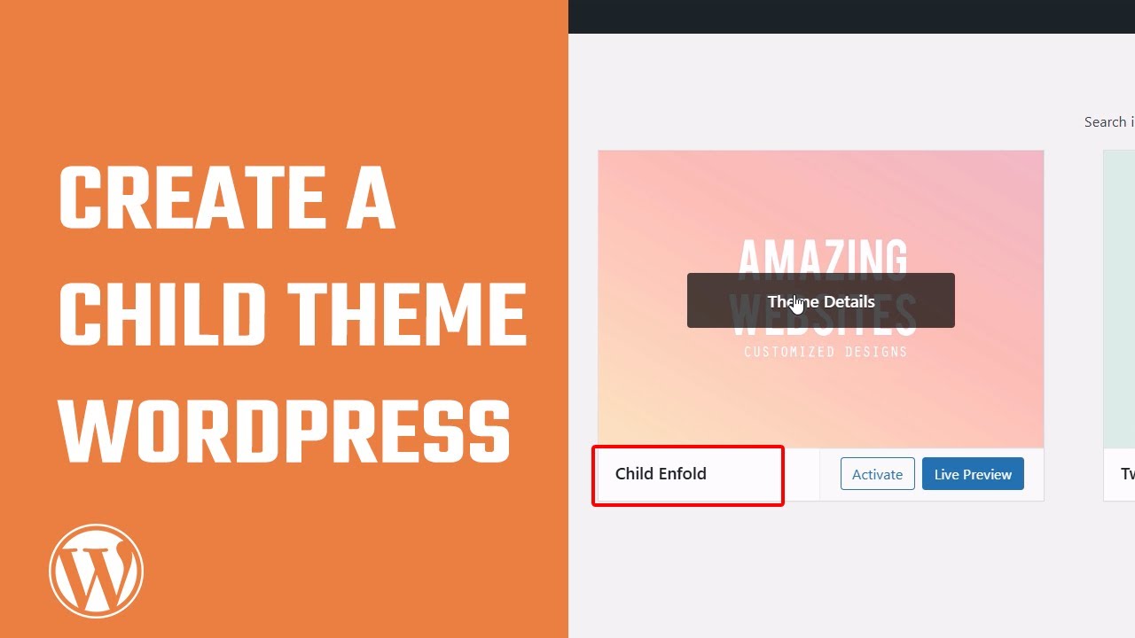 How to Create a Child Theme in WordPress