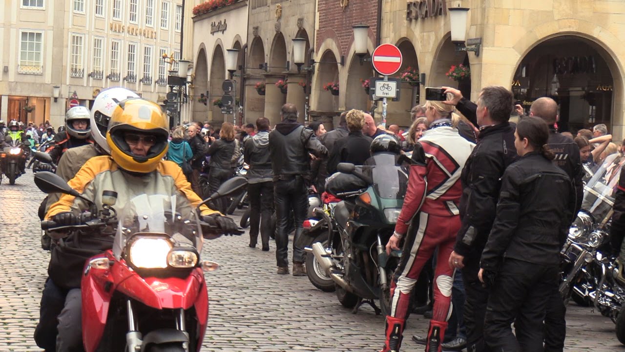 Motorradtage Münster - Biker in der City