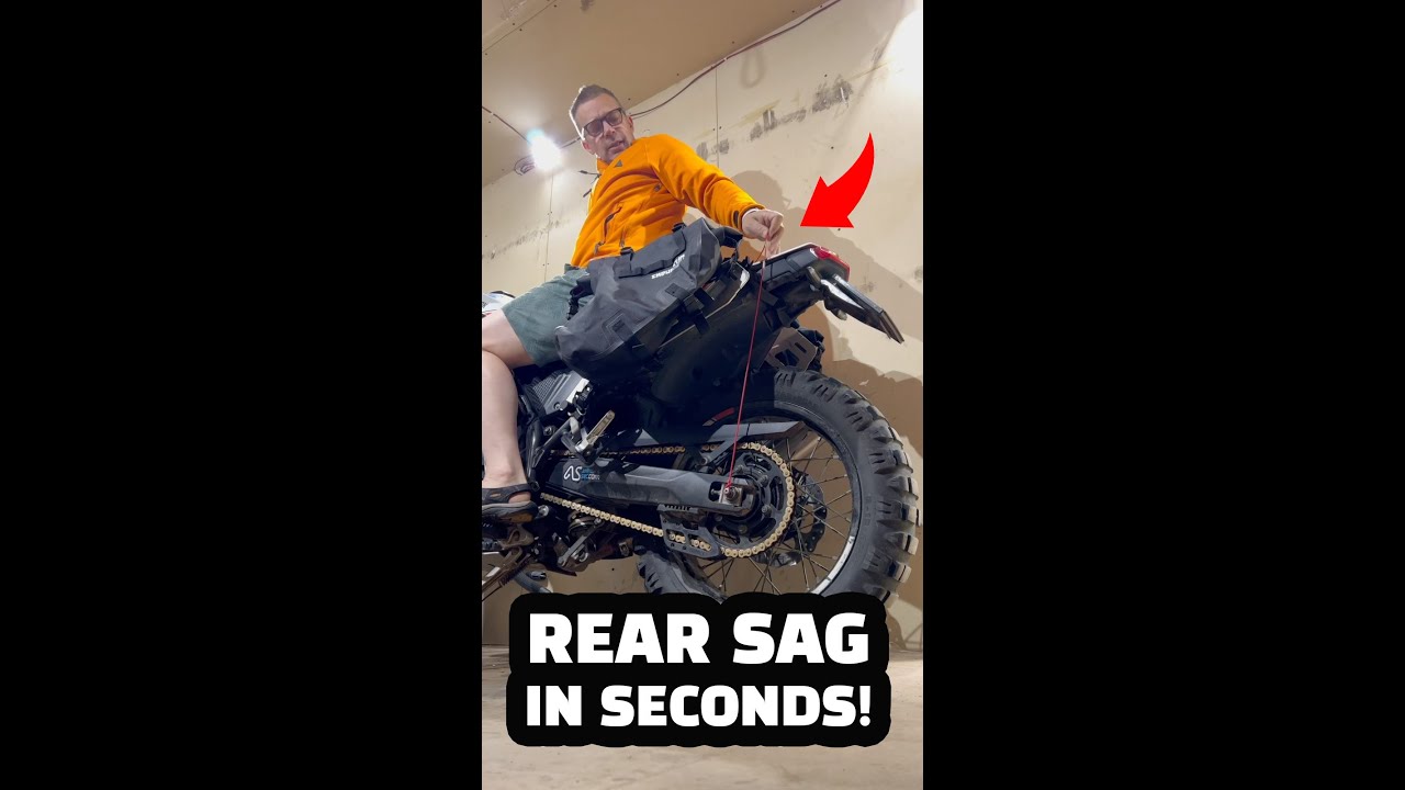 Set T7 rear sag in seconds