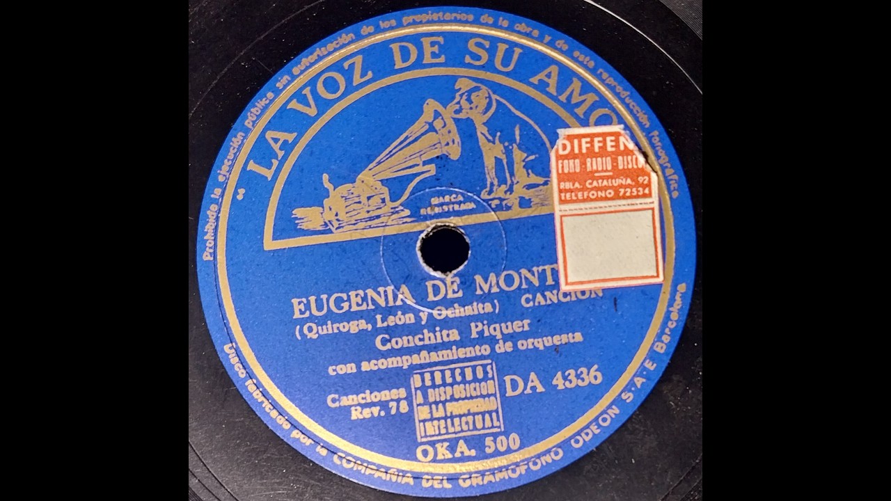 EUGENIA DE MONTIJO - Cançó - Conchita Piquer