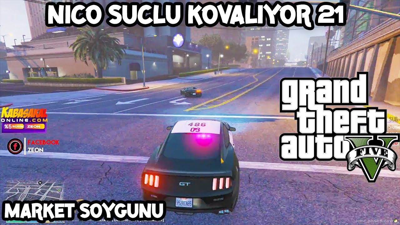 NİCO SUÇLU KOVALIYOR 21 | MARKET SOYGUNU | EDRP GTA V EFSANE KOVALAMACA