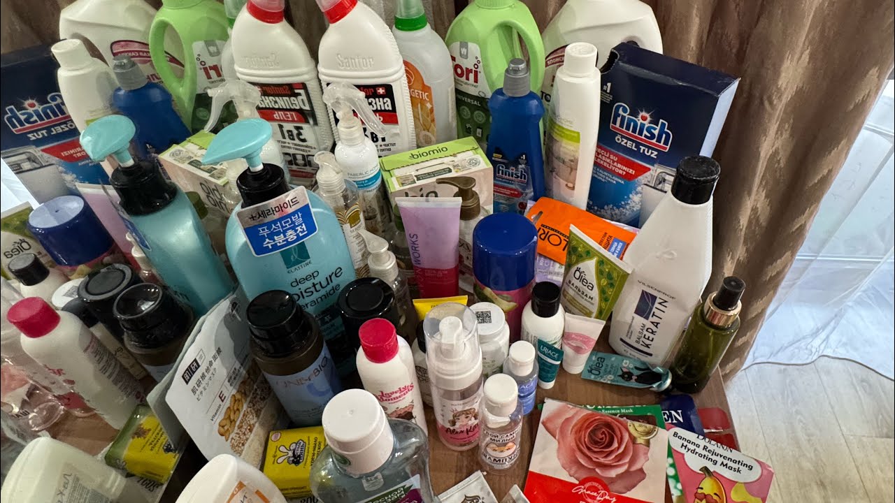 Пустые баночки за июль и август за 2025 г. 🧴🧴🧴