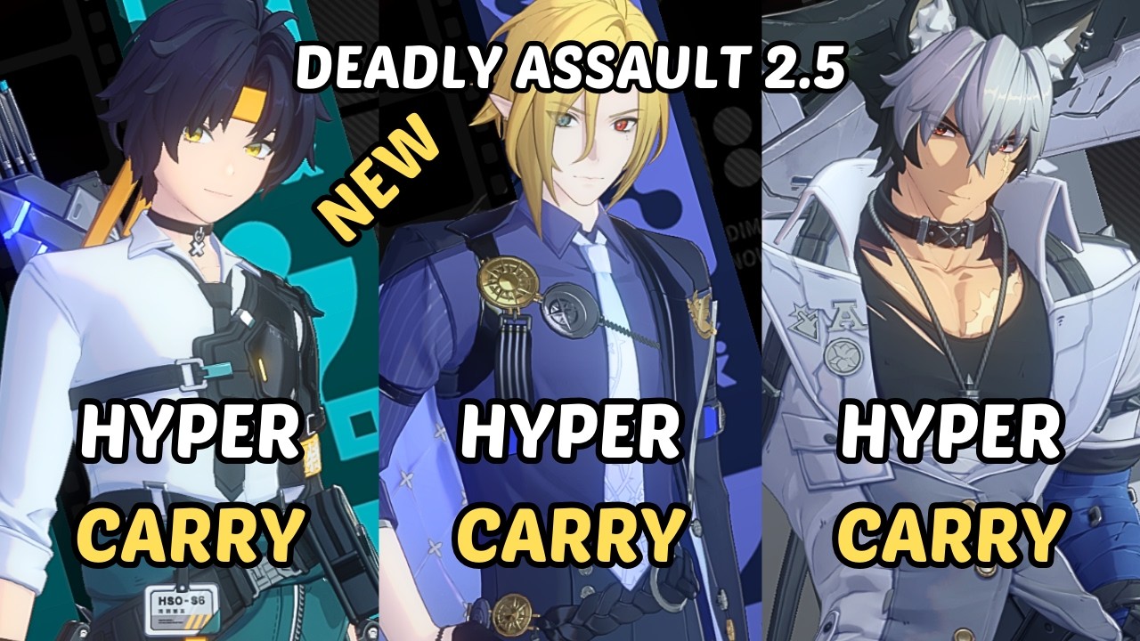 NEW Deadly Assault ZZZ Hugo Lycaon Team x Lucia Manato F2P x Harumasa Dialyn | Zenless Zone Zero 2.5