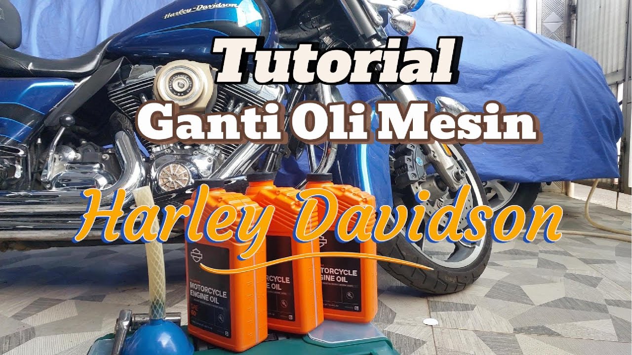 TUTORIAL GANTI OLI HARLEY TOURING