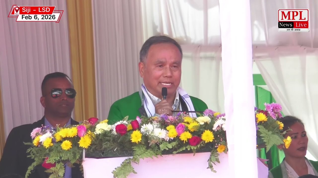 Galo Welfare Society (GWS) President Er. Toli Basar briefs the CM Pema Khandu, on various issues.