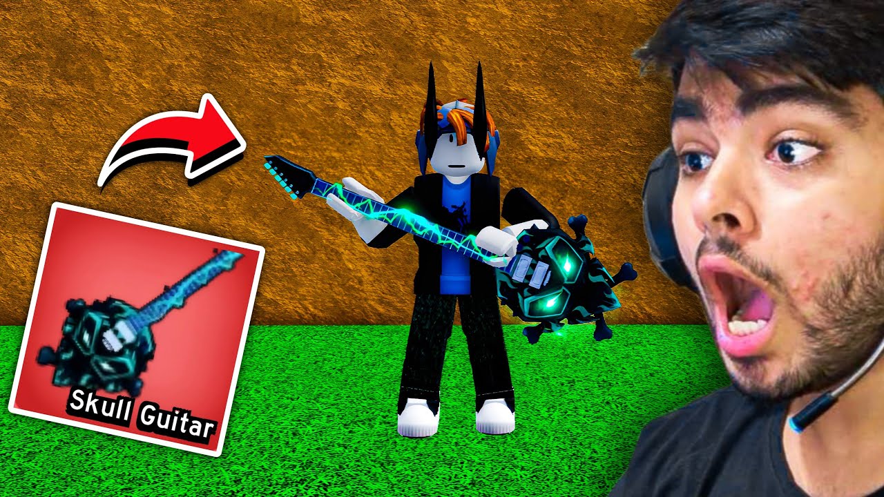 I Obtained SKULL GUITAR in Blox Fruits Roblox