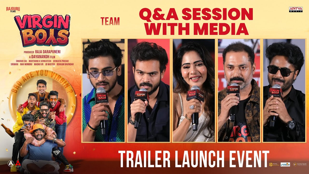 Virgin Boys Movie Team Q&A Session With Media at Trailer Launch Event | Mitraaw Sharma, Shrihan