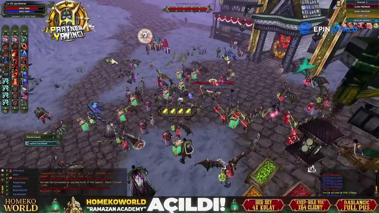 🏆HomekoWorld🏆3.Ayında Yeni Academy Binlerce Oyuncuyla Açıldı! | %200 Kolay! | Full PUS Hediye! | #