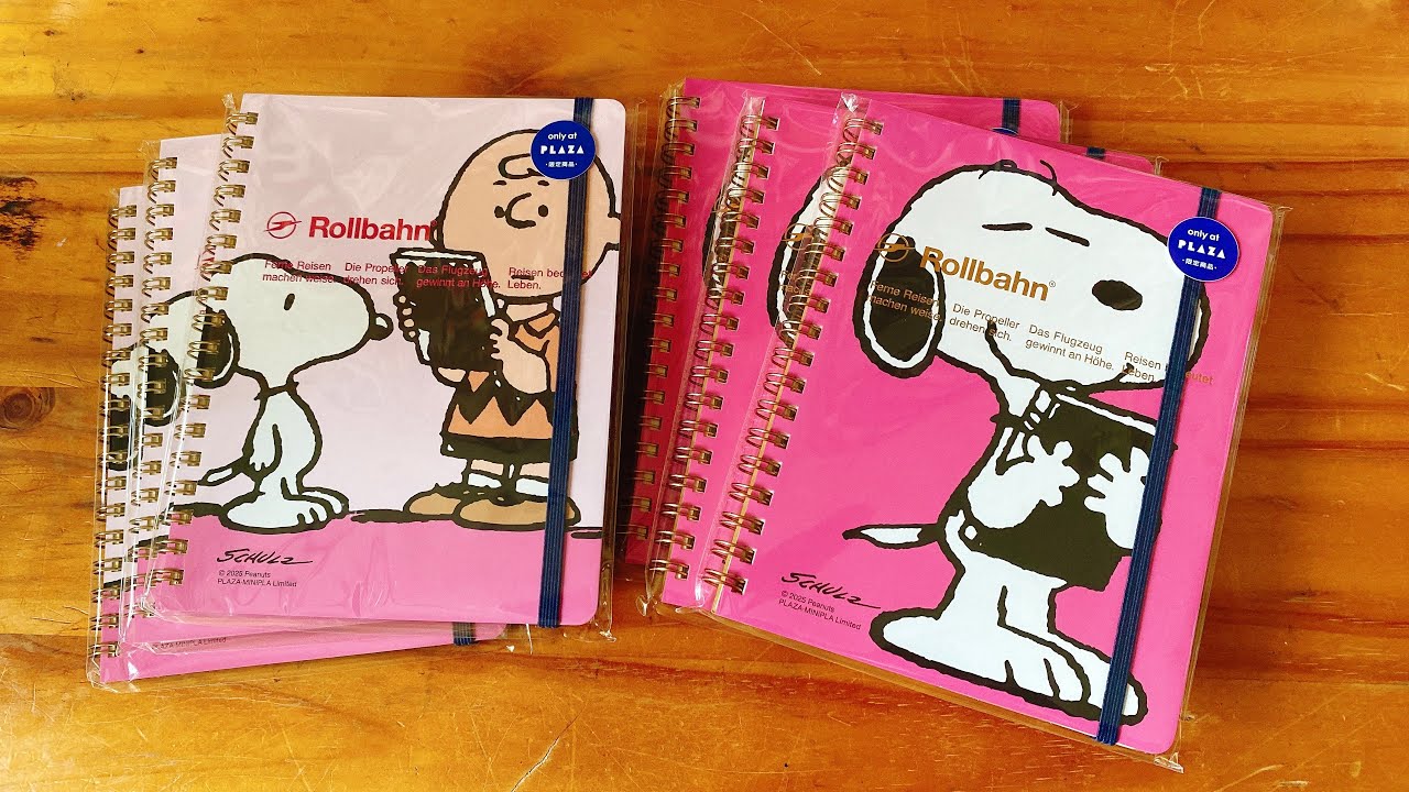 PLAZA限定💜スヌーピー ロルバーン🐶📓 #ロルバーン #Rollbahn ＃プラザ