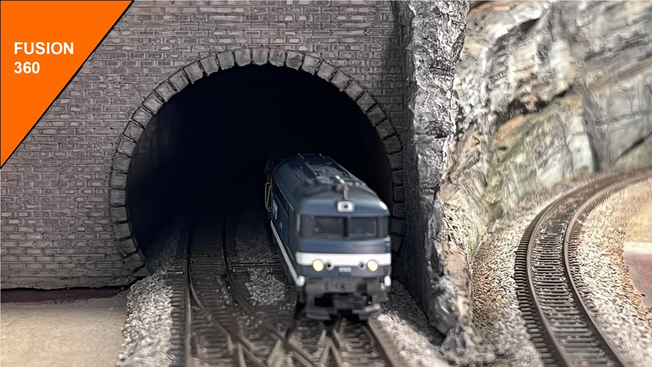 Modélisation d'une entrée de tunnel avec Fusion 360