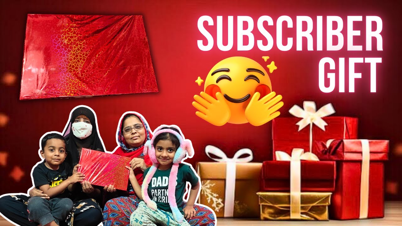 Youtube First Subscriber Gift!😍🤗