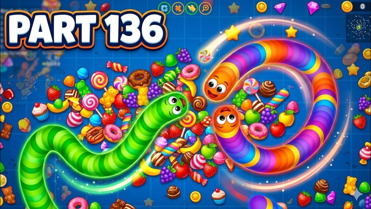 🔥 Worms Zone.io Live Stream 🔴🐍 | Eating Everything 🍔🍎 | Non-Stop Fun 🎮😂