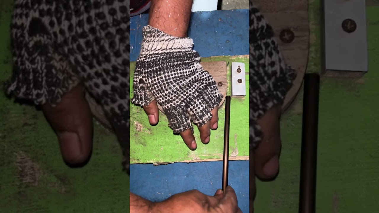 Quick trick to bend aluminum plate rattan